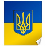 Flag Of Ukraine Coat Of Arms Canvas 20  x 24 