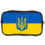 Flag Of Ukraine Coat Of Arms Toiletries Bag (Two Sides)