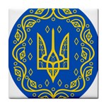 Coat of Arms of Ukraine, 1918-1920 Tile Coaster