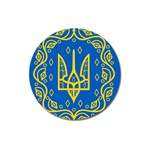 Coat of Arms of Ukraine, 1918-1920 Magnet 3  (Round)