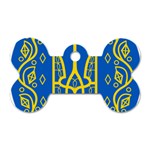 Coat of Arms of Ukraine, 1918-1920 Dog Tag Bone (One Side)