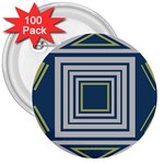 Abstract pattern geometric backgrounds   3  Buttons (100 pack) 