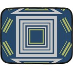 Abstract pattern geometric backgrounds   Double Sided Fleece Blanket (Mini) 