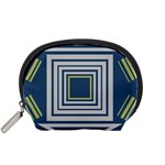 Abstract pattern geometric backgrounds   Accessory Pouch (Small)