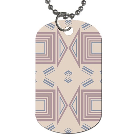 Abstract pattern geometric backgrounds   Dog Tag (Two Sides) from ArtsNow.com Front