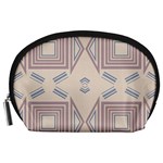 Abstract pattern geometric backgrounds   Accessory Pouch (Large)