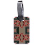 Abstract pattern geometric backgrounds   Luggage Tag (two sides)
