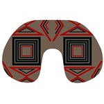Abstract pattern geometric backgrounds   Travel Neck Pillow