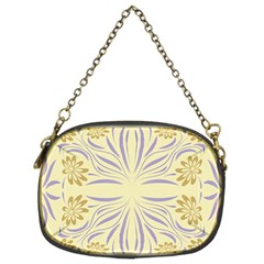 Folk flowers print Floral pattern Ethnic art Chain Purse (Two Sides) from ArtsNow.com Back