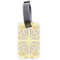 Folk flowers print Floral pattern Ethnic art Luggage Tag (two sides) from ArtsNow.com Back