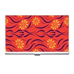 Folk flowers print Floral pattern Ethnic art Business Card Holder