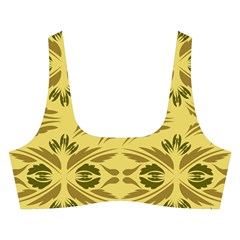 Folk flowers print Floral pattern Ethnic art Cross Back Hipster Bikini Set from ArtsNow.com Front