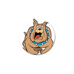 Bulldog-cartoon-illustration-11650862 Golf Ball Marker (4 pack)