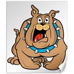 Bulldog-cartoon-illustration-11650862 Canvas 20  x 24 