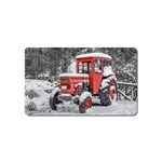 Tractor Parked, Olympus Mount National Park, Greece Magnet (Name Card)