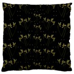 Exotic Snow Drop Flowers In A Loveable Style Large Cushion Case (One Side)