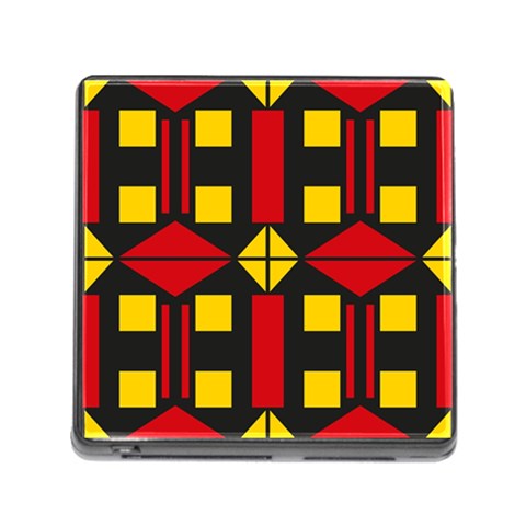 Abstract pattern geometric backgrounds   Memory Card Reader (Square 5 Slot) from ArtsNow.com Front