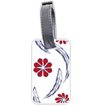 Folk flowers print Floral pattern Ethnic art Luggage Tag (one side)