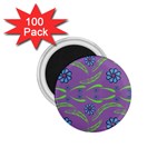 Folk flowers print Floral pattern Ethnic art 1.75  Magnets (100 pack) 