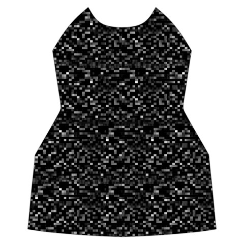 Pixel Grid Dark Black And White Pattern Women s Long Sleeve Raglan Tee from ArtsNow.com Front