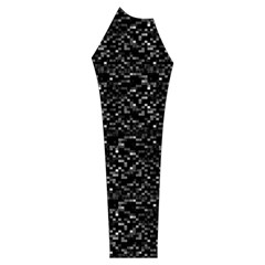 Pixel Grid Dark Black And White Pattern Women s Long Sleeve Raglan Tee from ArtsNow.com Sleeve Right