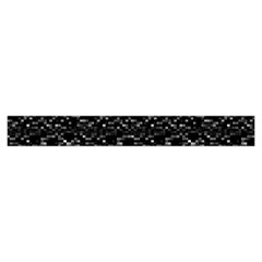Pixel Grid Dark Black And White Pattern Women s Long Sleeve Raglan Tee from ArtsNow.com Collar
