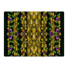 Fanciful Fantasy Flower Forest Double Sided Flano Blanket (Mini)  from ArtsNow.com 35 x27  Blanket Back