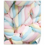 Rainbow-cake-layers Marshmallow-candy-texture Canvas 8  x 10 