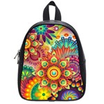 Mandalas-1084082 School Bag (Small)
