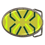 Abstract pattern geometric backgrounds   Belt Buckles