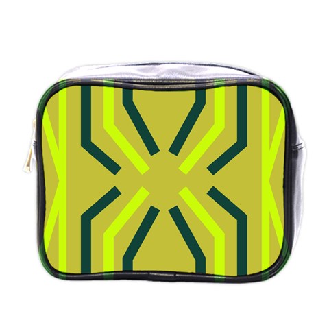 Abstract pattern geometric backgrounds   Mini Toiletries Bag (One Side) from ArtsNow.com Front