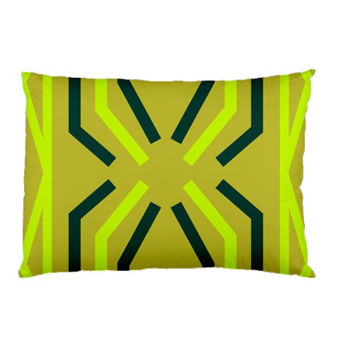 Abstract pattern geometric backgrounds   Pillow Case (Two Sides) from ArtsNow.com Back