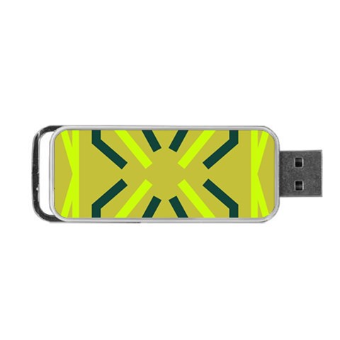 Abstract pattern geometric backgrounds   Portable USB Flash (One Side) from ArtsNow.com Front