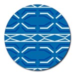 Abstract pattern geometric backgrounds   Round Mousepads