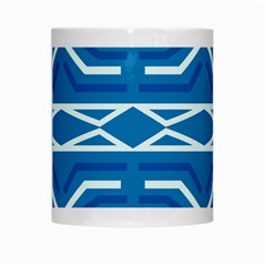 Abstract pattern geometric backgrounds   White Mug from ArtsNow.com Center