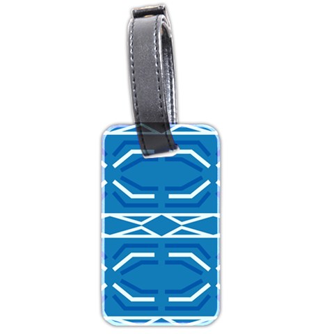 Abstract pattern geometric backgrounds   Luggage Tag (two sides) from ArtsNow.com Front