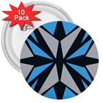 Abstract pattern geometric backgrounds   3  Buttons (10 pack) 