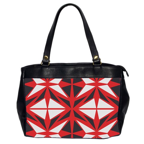 Abstract pattern geometric backgrounds   Oversize Office Handbag (2 Sides) from ArtsNow.com Front