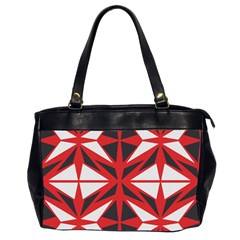 Abstract pattern geometric backgrounds   Oversize Office Handbag (2 Sides) from ArtsNow.com Front