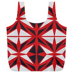 Abstract pattern geometric backgrounds   Full Print Recycle Bag (XL) from ArtsNow.com Back