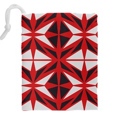 Abstract pattern geometric backgrounds   Drawstring Pouch (4XL) from ArtsNow.com Back