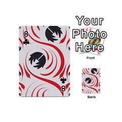 Folk flowers print Floral pattern Ethnic art Playing Cards 54 Designs (Mini) from ArtsNow.com Front - Club8