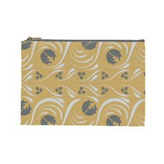 Folk flowers print Floral pattern Ethnic art Cosmetic Bag (Large) from ArtsNow.com Front