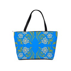 Floral folk damask pattern  Classic Shoulder Handbag from ArtsNow.com Back