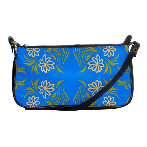 Floral folk damask pattern  Shoulder Clutch Bag from ArtsNow.com Front