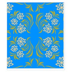 Floral folk damask pattern  Duvet Cover Double Side (California King Size) from ArtsNow.com Front