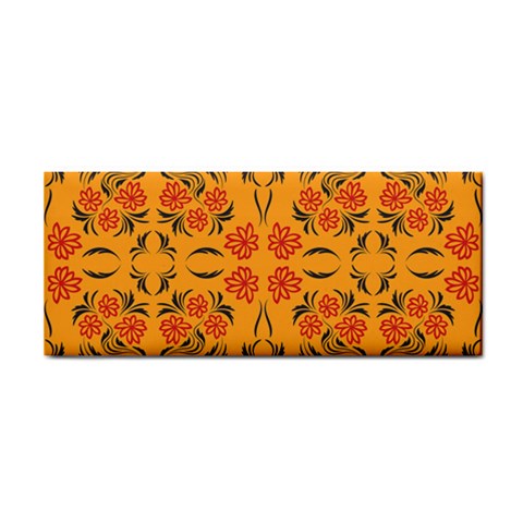 Floral folk damask pattern  Hand Towel from ArtsNow.com Front