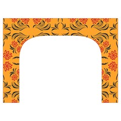 Floral folk damask pattern  Toiletries Pouch from ArtsNow.com Front