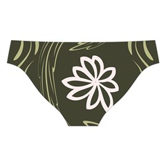 Folk flowers print Floral pattern Ethnic art Cross Back Hipster Bikini Set from ArtsNow.com Back Under