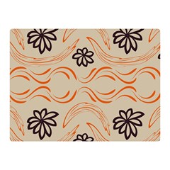 Folk flowers print Floral pattern Ethnic art Double Sided Flano Blanket (Mini)  from ArtsNow.com 35 x27  Blanket Back